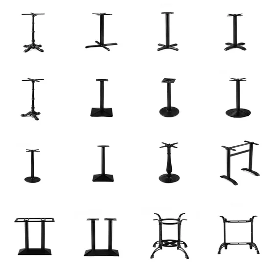 Dining Room Detachable Stone Top Pedestal Marble Caffe Coffee Table Gold Brass Metal Legs Dining Table Base with Desktop